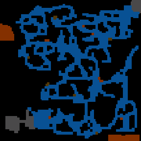 Underground minimap of Wojna Magów