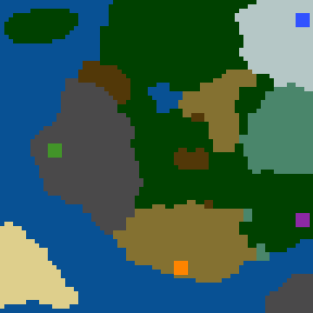 Surface minimap of Wojna Żywiołów