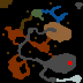 Underground minimap of Wrota Piekieł