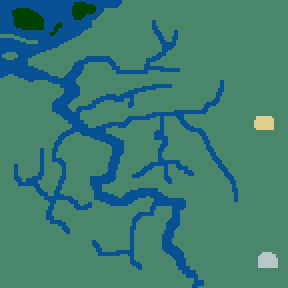 Surface minimap of Zająć Dżunglę