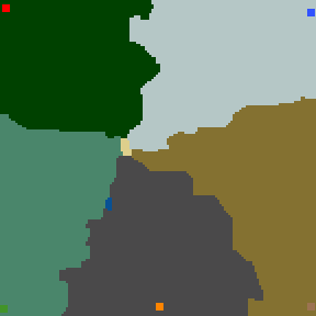 Surface minimap of Zbroja Przeklętego