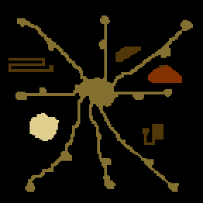 Underground minimap of Zlote serce